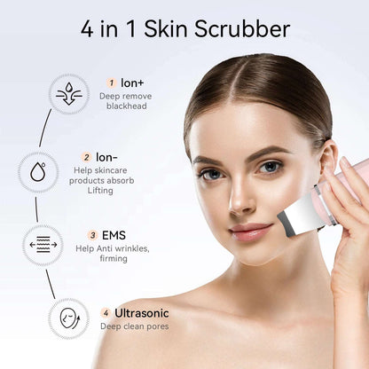 Ultrasonic Facial Skin Scrubber