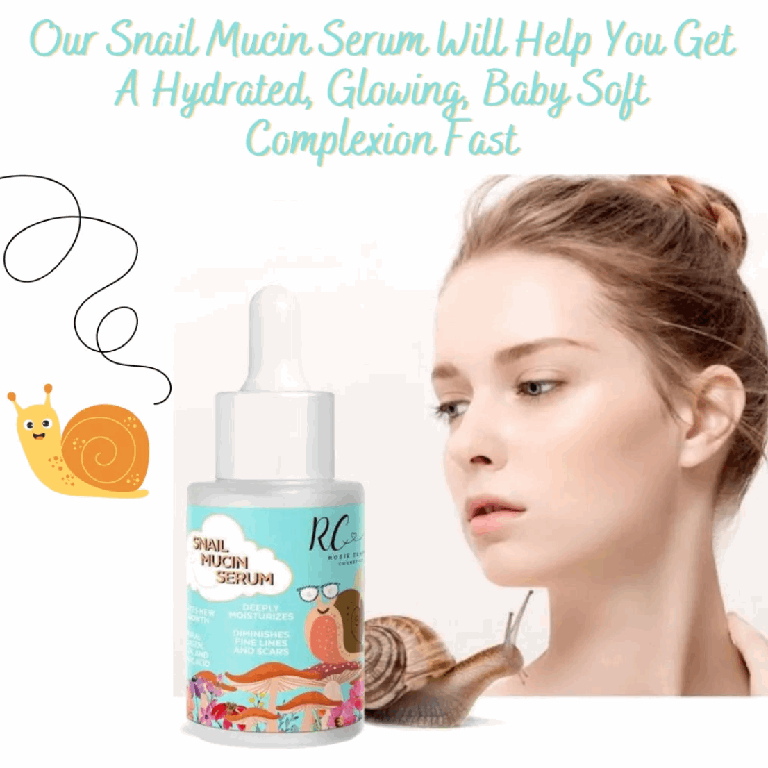 Snail Mucin Serum With Vitamin C & E